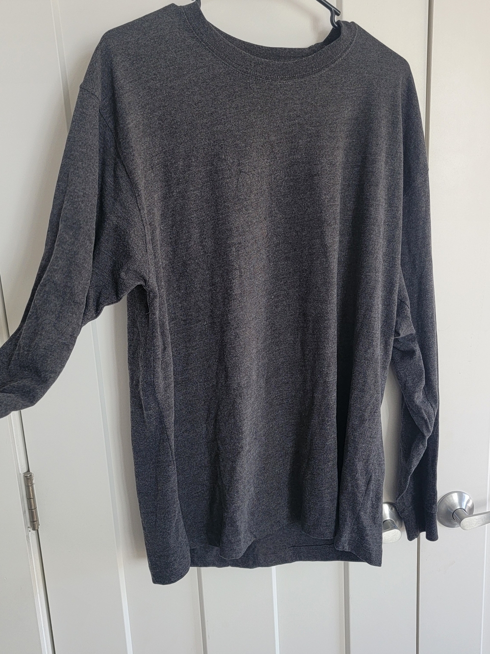 Field & Forest Outfitters Men's Gray Crew Neck Knit Pullover Sweater L